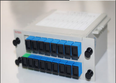 PLC 쪼개는 도구, 16의 항구 섬유 광학적인 PLC 쪼개는 도구를 삽입하는 1x16 LGX 상자 카세트