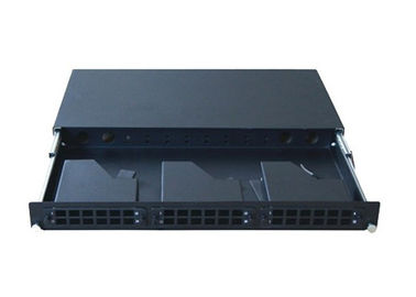 SC의 LC MPO 카세트를 위한 단순한/쌍신회로 1U MPO 패치 패널 1.2mm