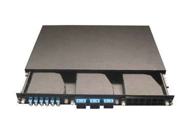 12pcs 카세트를 가진 4U 19inch MPO 광섬유 패치 패널