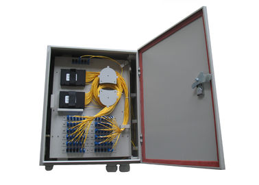 1×64 PLC SC/APC를 가진 냉각 압연된 강철 광섬유 배급 상자