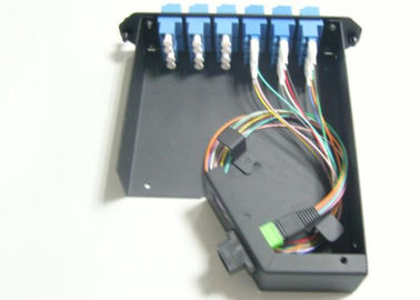 반대로 12의 SC 연결관 - 케이블 배선 체계를 위한 충격을 주는 MPO 패치 패널