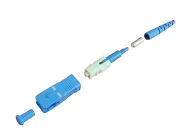 파란/광섬유 커뮤니케이션을 위한 3.0mm sc 광 커넥터를 수용하는 녹색