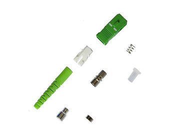 파란/광섬유 커뮤니케이션을 위한 3.0mm sc 광 커넥터를 수용하는 녹색
