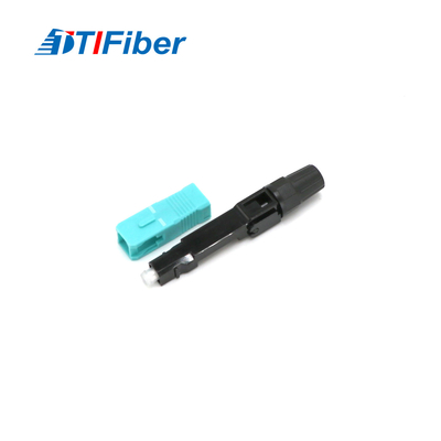 SC / UPC SC / APC 기계적 FTTH 광섬유 빠른 연결기 빨리 집회