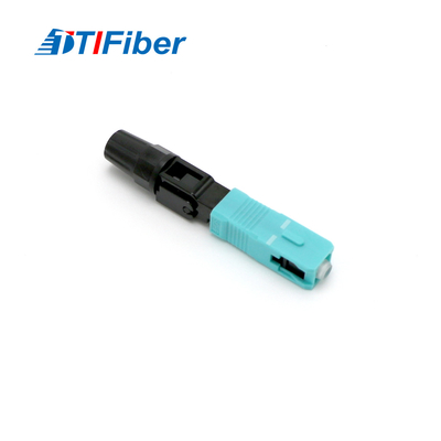 SC / UPC SC / APC 기계적 FTTH 광섬유 빠른 연결기 빨리 집회