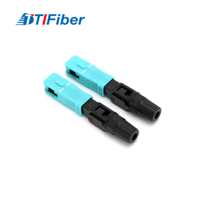 SC / UPC SC / APC 기계적 FTTH 광섬유 빠른 연결기 빨리 집회