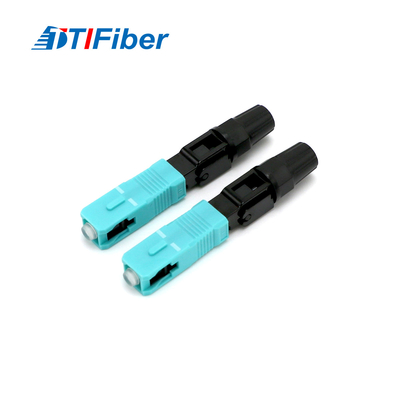 SC / UPC SC / APC 기계적 FTTH 광섬유 빠른 연결기 빨리 집회