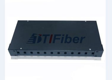 SC 심플렉스 접합기를 위한 1U 광섬유 12의 항구 선반 산 패치 패널
