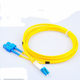 LC - LC 광섬유 커뮤니케이션 접속 코드, 노란 주황색 물 분홍색