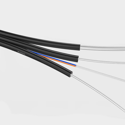야외 에어리언 GJYXCH 드롭 케이블 LZSH 단일 모드 1 2 4 코어 G652D G657A1 G657A2 FTTH 광섬유 드롭 케이블