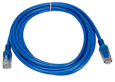 파란 PVC 재킷을 가진 실내 임명 Cat5e UTP 26AWG 네트워크 접속 코드