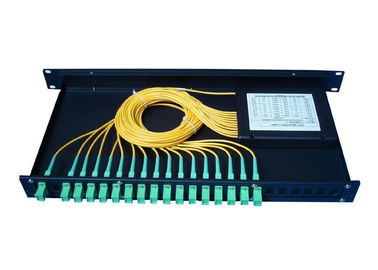 SC/APC 섬유 연결관을 가진 1×32 PLC 싱글모드 광섬유 쪼개는 도구