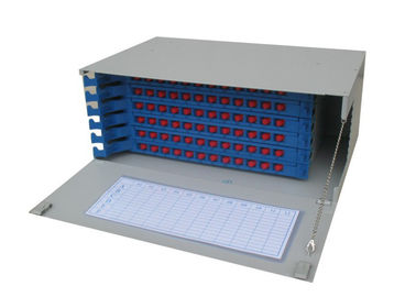 12port 광섬유 배급 상자, ODF 단위 상자를 위한 용접 배급 단위 쟁반