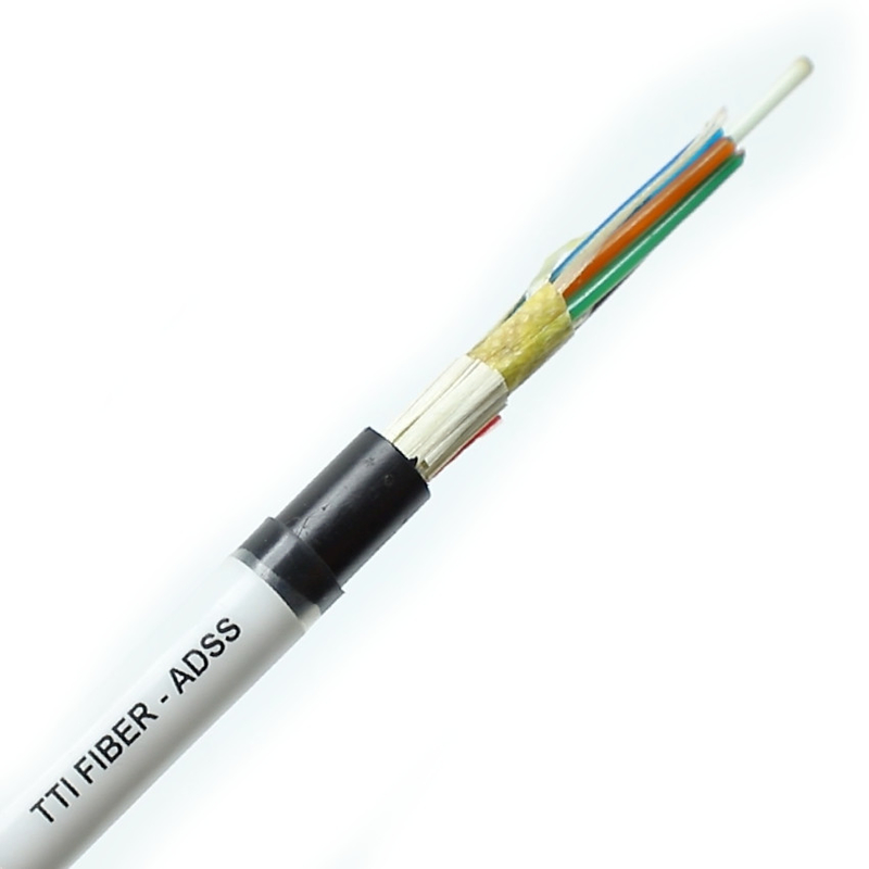 FTTH FTTX 옥외 ADSS 단일 외피 이중 외피 경간 8심 12심 24심 48심 광섬유 케이블